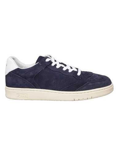 sneakers hunter navy uomo con inserti e logo ricamati | RALPH LAUREN