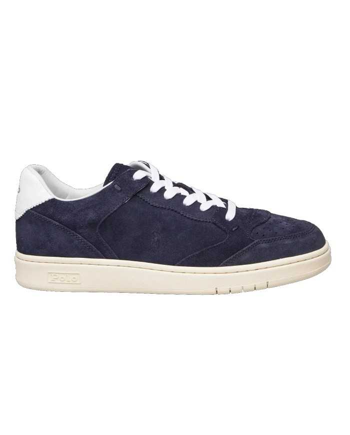 sneakers hunter navy uomo con inserti e logo ricamati | RALPH LAUREN sneakers hunter navy uomo con inserti e logo ricamati | RALPH LAUREN