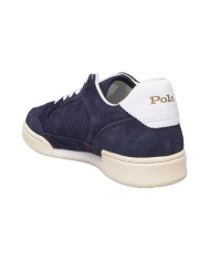 sneakers hunter navy uomo con inserti e logo ricamati | RALPH LAUREN