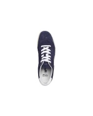 sneakers hunter navy uomo con inserti e logo ricamati | RALPH LAUREN