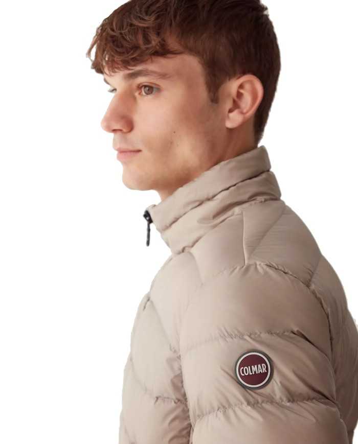 piumino biscotto/vulcan da uomo con logo gommato su manica | COLMAR piumino biscotto/vulcan da uomo con logo gommato su manica | COLMAR