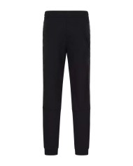 pantalone tuta nero da uomo con stripes logate cromate | EA7 pantalone tuta nero da uomo con stripes logate cromate | EA7