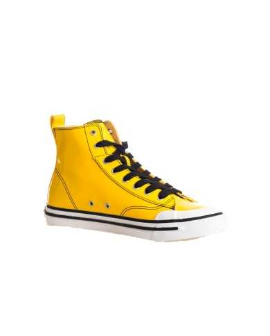 sneakers gialle da uomo con ricamo logato laterale | DIESEL sneakers gialle da uomo con ricamo logato laterale | DIESEL