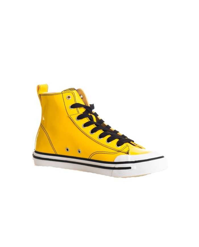 sneakers gialle da uomo con ricamo logato laterale | DIESEL sneakers gialle da uomo con ricamo logato laterale | DIESEL