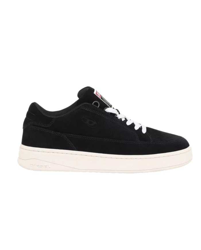 sneakers nere da uomo con patch logata anteriormente | DIESEL sneakers nere da uomo con patch logata anteriormente | DIESEL