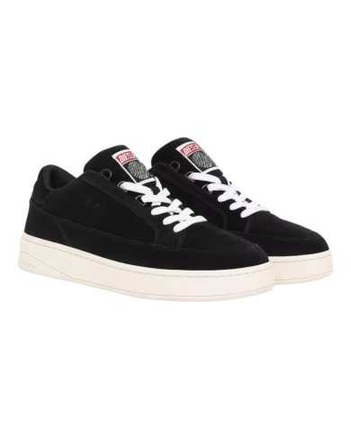 sneakers nere da uomo con patch logata anteriormente | DIESEL sneakers nere da uomo con patch logata anteriormente | DIESEL