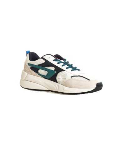 sneakers bianca da uomo con inserti vintage e scritta logata | DIESEL sneakers bianca da uomo con inserti vintage e scritta logata | DIESEL