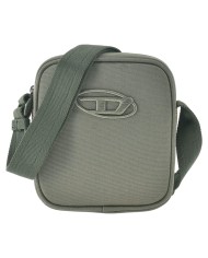tracolla verde da uomo con patch ricamata con logo D | DIESEL tracolla verde da uomo con patch ricamata con logo D | DIESEL