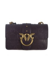 borsa viola da donna con logo e lettering in rilievo | PINKO borsa viola da donna con logo e lettering in rilievo | PINKO