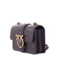 borsa viola da donna con logo e lettering in rilievo | PINKO borsa viola da donna con logo e lettering in rilievo | PINKO