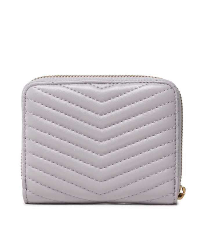 portafoglio grigio da donna con 8 tasche e logo LOVE BIRDS CUT | PINKO portafoglio grigio da donna con 8 tasche e logo LOVE BIRDS CUT | PINKO