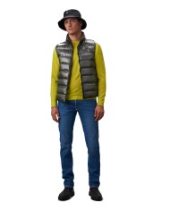 gilet tiglio selvatico da uomo imbottito in piuma con logo | BLAUER