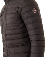 piumino trapuntato nero/spike da uomo logato su manica | COLMAR