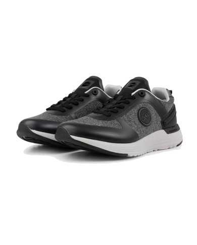 sneakers grey/mélange/black uomo con inserti in PUR e loghi | COLMAR