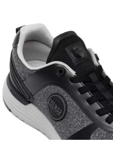 sneakers grey/mélange/black uomo con inserti in PUR e loghi | COLMAR