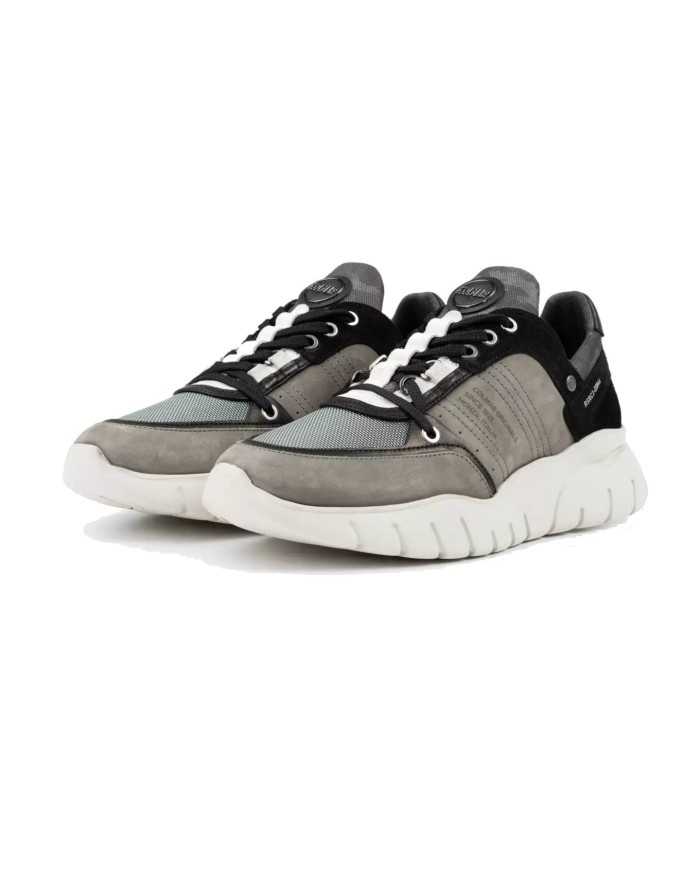 sneakers grigie e nere da uomo con inserti e loghi | COLMAR sneakers grigie e nere da uomo con inserti e loghi | COLMAR