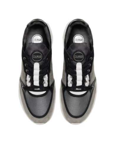 sneakers grigie e nere da uomo con inserti e loghi | COLMAR
