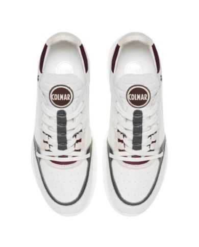sneakers off white/bordeaux/grey uomo conb inserti e loghi | COLMAR
