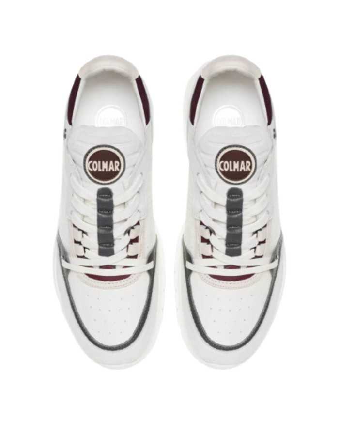 sneakers off white/bordeaux/grey uomo conb inserti e loghi | COLMAR sneakers off white/bordeaux/grey uomo conb inserti e loghi | COLMAR