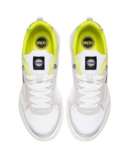 Sneakers bianche/lime donna con dettagli metallici e logo | COLMAR Sneakers bianche/lime donna con dettagli metallici e logo | COLMAR