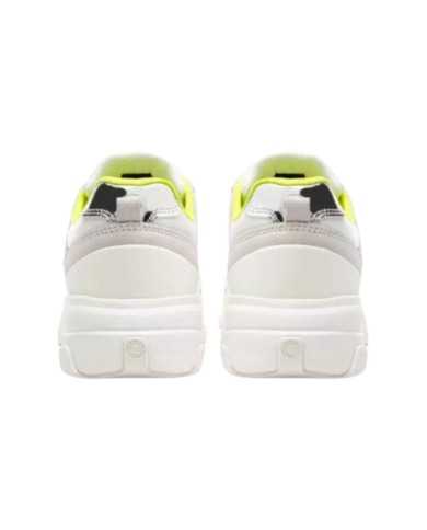 Sneakers bianche/lime donna con dettagli metallici e logo | COLMAR Sneakers bianche/lime donna con dettagli metallici e logo | COLMAR