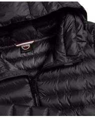 piumino lucido nero/dark steel da donna waterproof con loghi | COLMAR