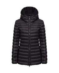 piumino lucido nero/dark steel da donna waterproof con loghi | COLMAR