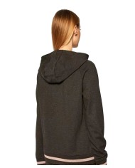 tuta carbon mel donna con dettagio stripe su felpa e pantalone | EA7 tuta carbon mel donna con dettagio stripe su felpa e pantalone | EA7