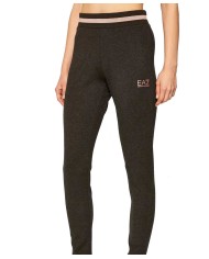 tuta carbon mel donna con dettagio stripe su felpa e pantalone | EA7 tuta carbon mel donna con dettagio stripe su felpa e pantalone | EA7