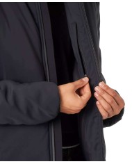 Giacca nera uomo impermeabile e idrorepellente con logo | EA7