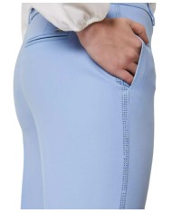 pantalone blue smart donna con strass sui lati | LIU JO