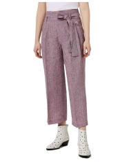 Pantalone palazzo orchideo da donna con trama check | LIU JO
