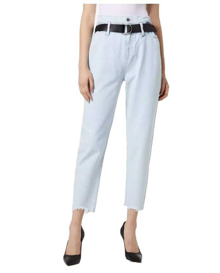 LIU JO Jeans Donna A-TI Denim Cotone Vita Alta Caramella Celeste Fr... LIU JO Jeans Donna A-TI Denim Cotone Vita Alta Caramella Celeste Fr...
