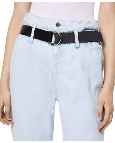 LIU JO Jeans Donna A-TI Denim Cotone Vita Alta Caramella Celeste Fr...