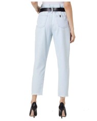 LIU JO Jeans Donna A-TI Denim Cotone Vita Alta Caramella Celeste Fr... LIU JO Jeans Donna A-TI Denim Cotone Vita Alta Caramella Celeste Fr...