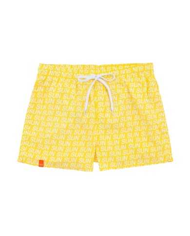 SUN68 MARE Costume Uomo H30101 PE 2020 Short Boxer Logato Scritte G...
