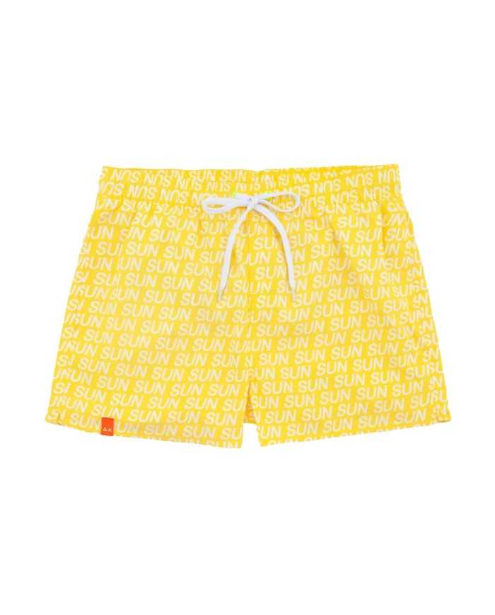 SUN68 MARE Costume Uomo H30101 PE 2020 Short Boxer Logato Scritte G... SUN68 MARE Costume Uomo H30101 PE 2020 Short Boxer Logato Scritte G...