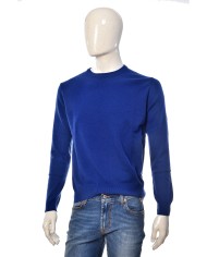 MANIFATTURA DI GENOVA Maglioncino Uomo Cotone Maglia Girocollo Ross...