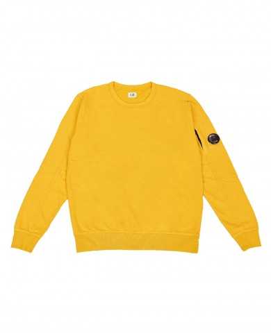 felpa nugget gold da uomo logato in piccolo al centro | C.P. COMPANY felpa nugget gold da uomo logato in piccolo al centro | C.P. COMPANY