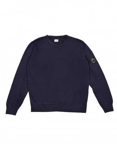 felpa total eclipse da uomo logato in piccolo al centro | C.P. COMPANY felpa total eclipse da uomo logato in piccolo al centro | C.P. COMPANY