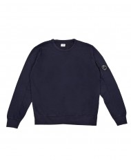 felpa total eclipse da uomo logato in piccolo al centro | C.P. COMPANY