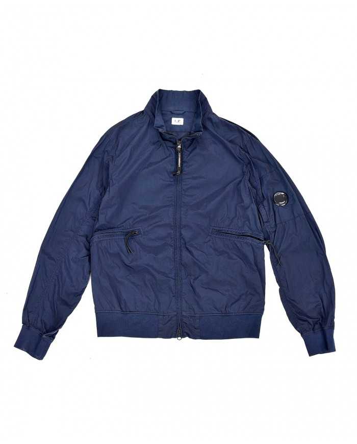 giubbino biker total eclips da uomo con lente logata | C.P. COMPANY giubbino biker total eclips da uomo con lente logata | C.P. COMPANY