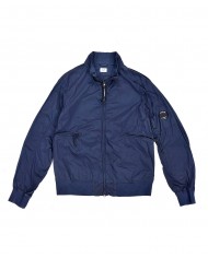 giubbino biker total eclips da uomo con lente logata | C.P. COMPANY giubbino biker total eclips da uomo con lente logata | C.P. COMPANY