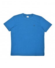 t-shirt lyons blu da uomo logato in piccolo sul petto | C.P. COMPANY t-shirt lyons blu da uomo logato in piccolo sul petto | C.P. COMPANY