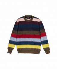 maglia da uomo con ricamo stripes multicolor e girocollo tondo | BOB maglia da uomo con ricamo stripes multicolor e girocollo tondo | BOB