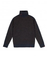 dolcevita moro e zaffiro da uomo con bordi in ricamo | BOB dolcevita moro e zaffiro da uomo con bordi in ricamo | BOB