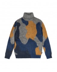 maglia dolcevita da uomo con fantasia tie dye | BOB maglia dolcevita da uomo con fantasia tie dye | BOB