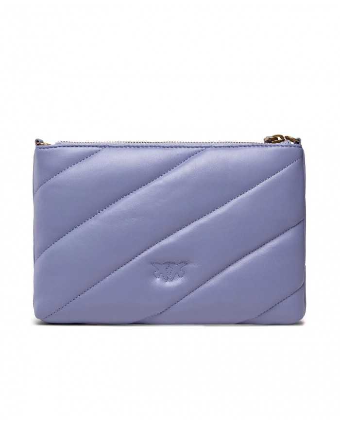 borsa flat viola da donna con stemma logato LOVE BIRDS | PINKO borsa flat viola da donna con stemma logato LOVE BIRDS | PINKO