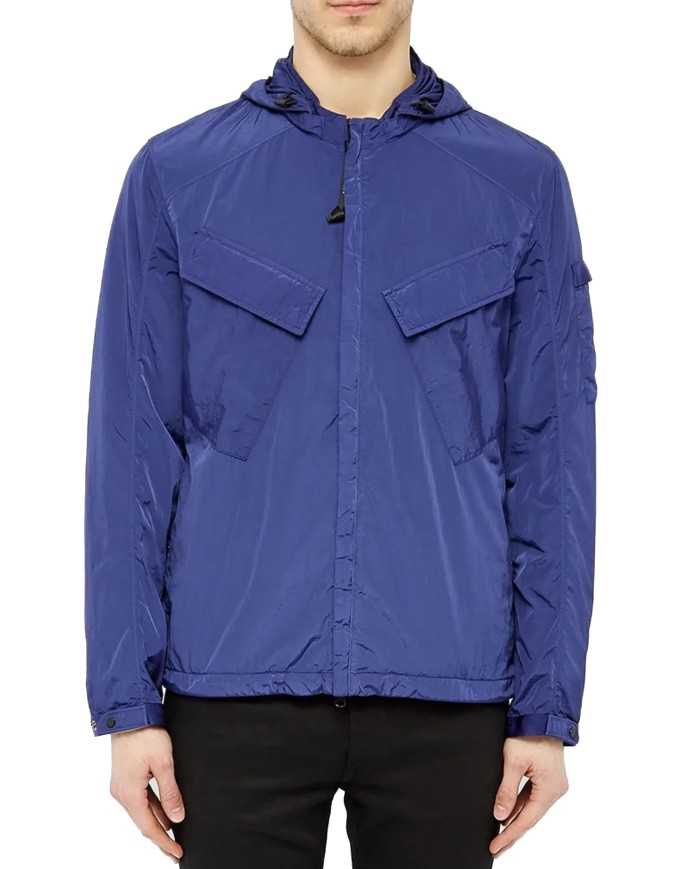giacca blue print uomo overshirt con tasche oblique | C.P. COMPANY giacca blue print uomo overshirt con tasche oblique | C.P. COMPANY