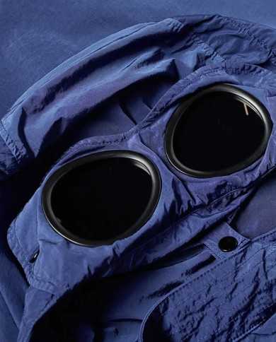 giacca blue print uomo overshirt con tasche oblique | C.P. COMPANY giacca blue print uomo overshirt con tasche oblique | C.P. COMPANY